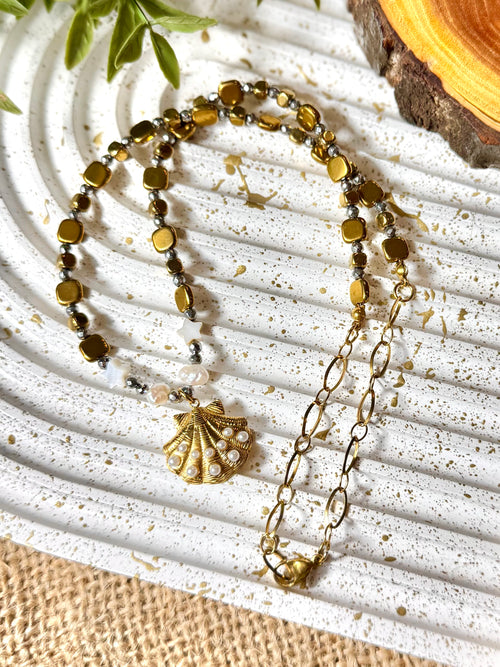 Hematite Stone Necklace