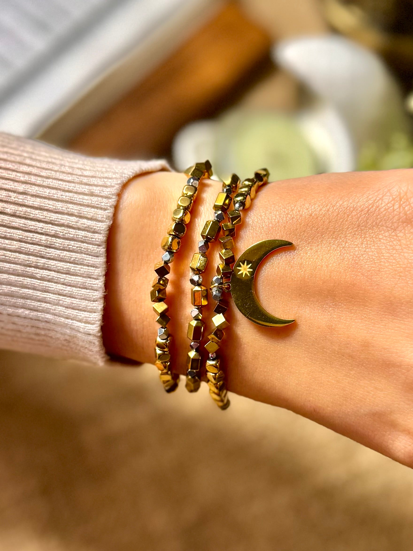 Hematite Bracelet Set