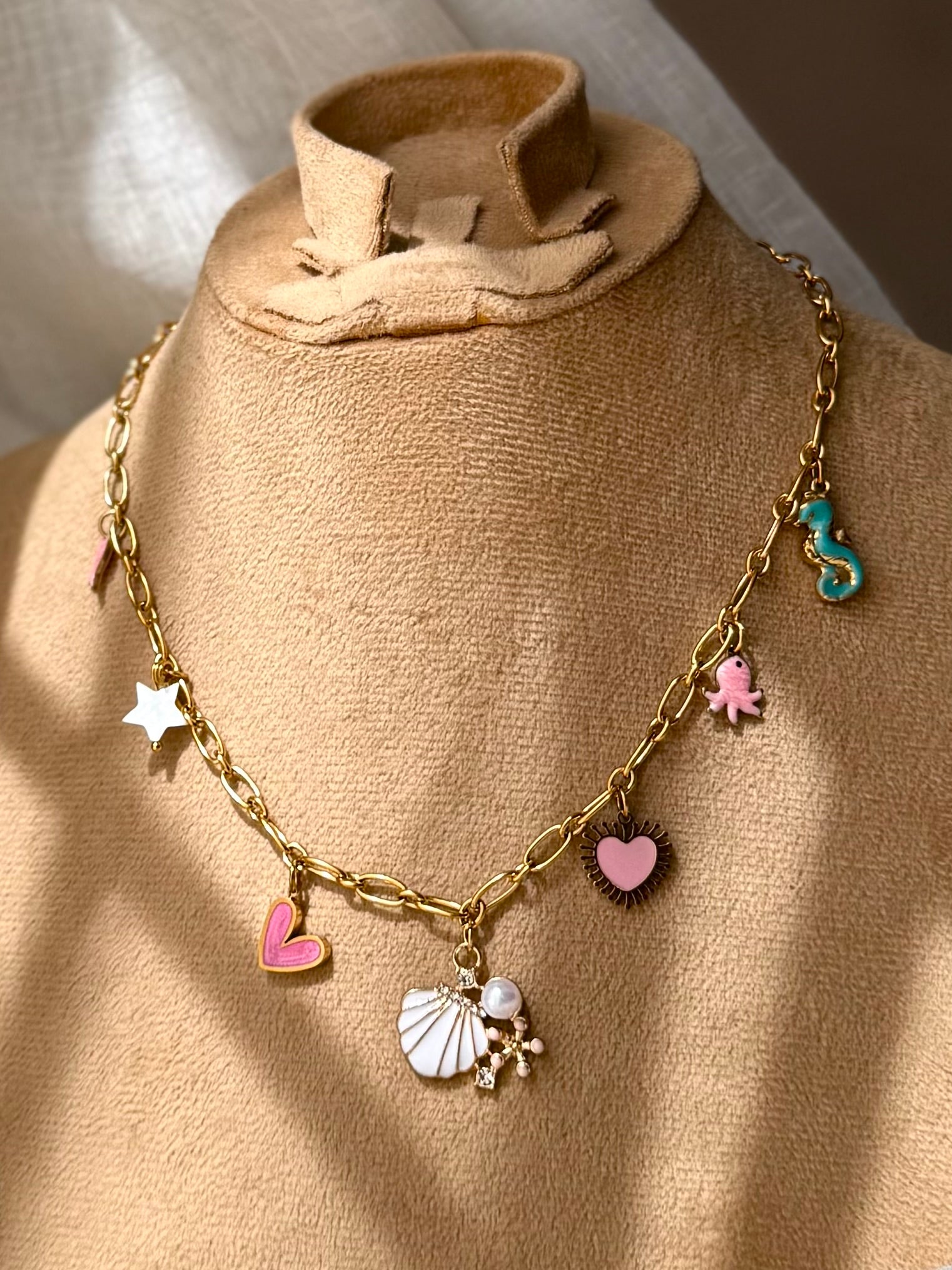 Stainless Steel Charm Necklaces