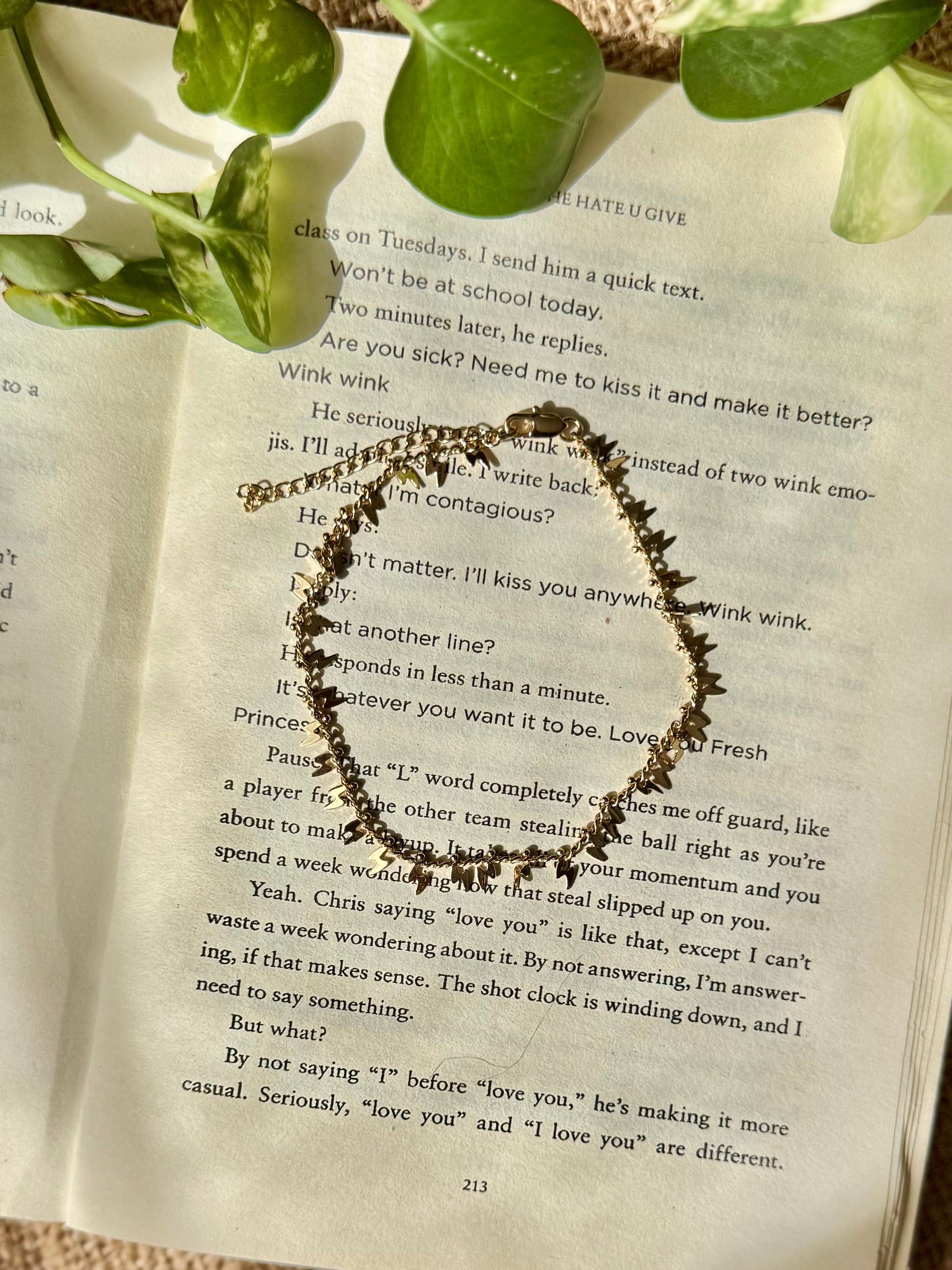 Imitation-Gold Anklet