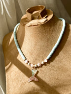 Heishi Beads Mermaid Tail Necklace