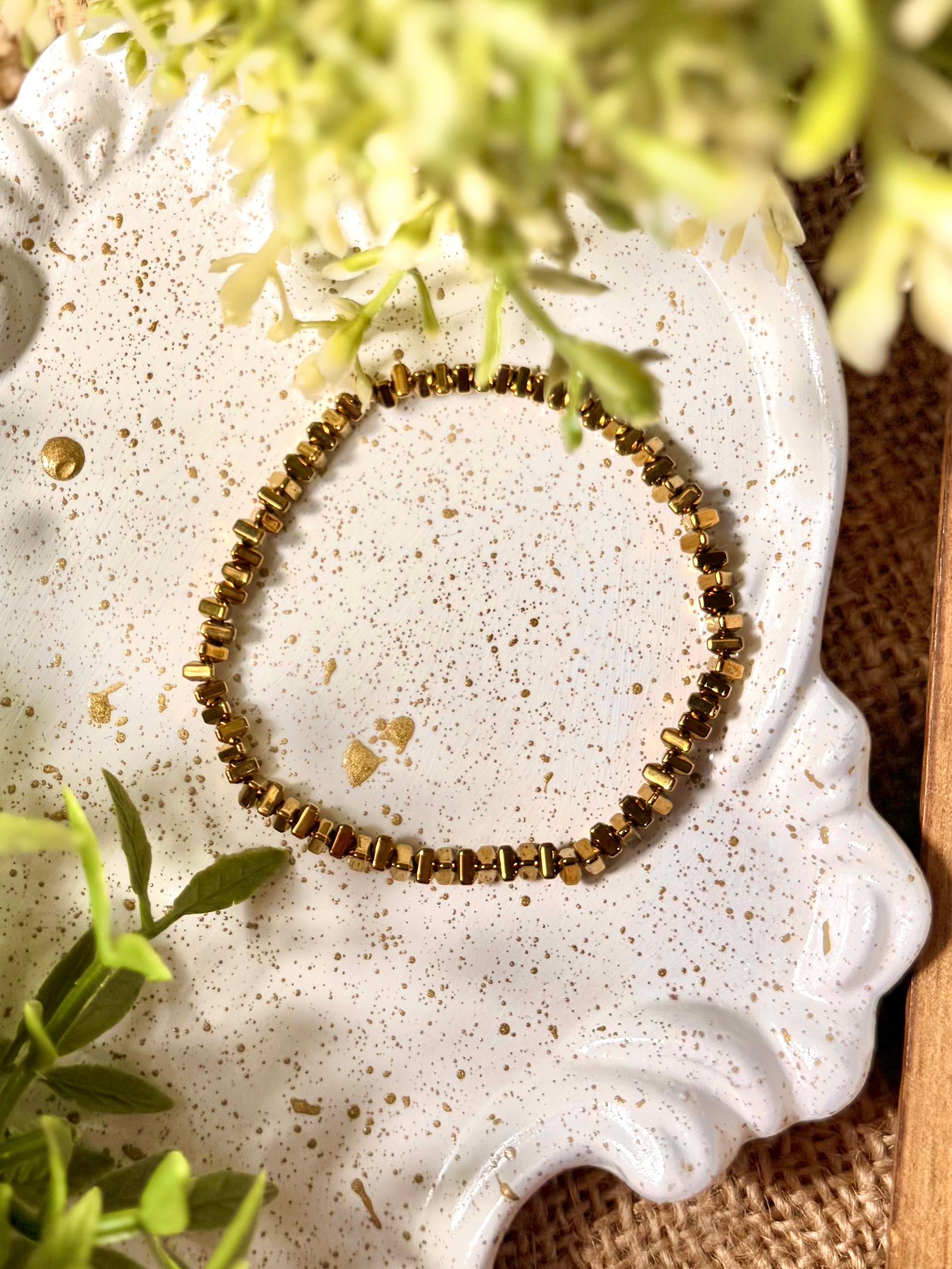 Majorca Pearl and Hematite Bracelet Set