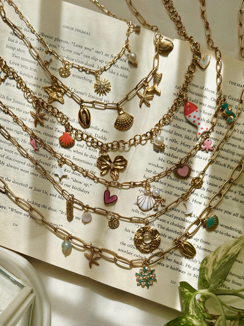 Stainless Steel Charm Necklaces