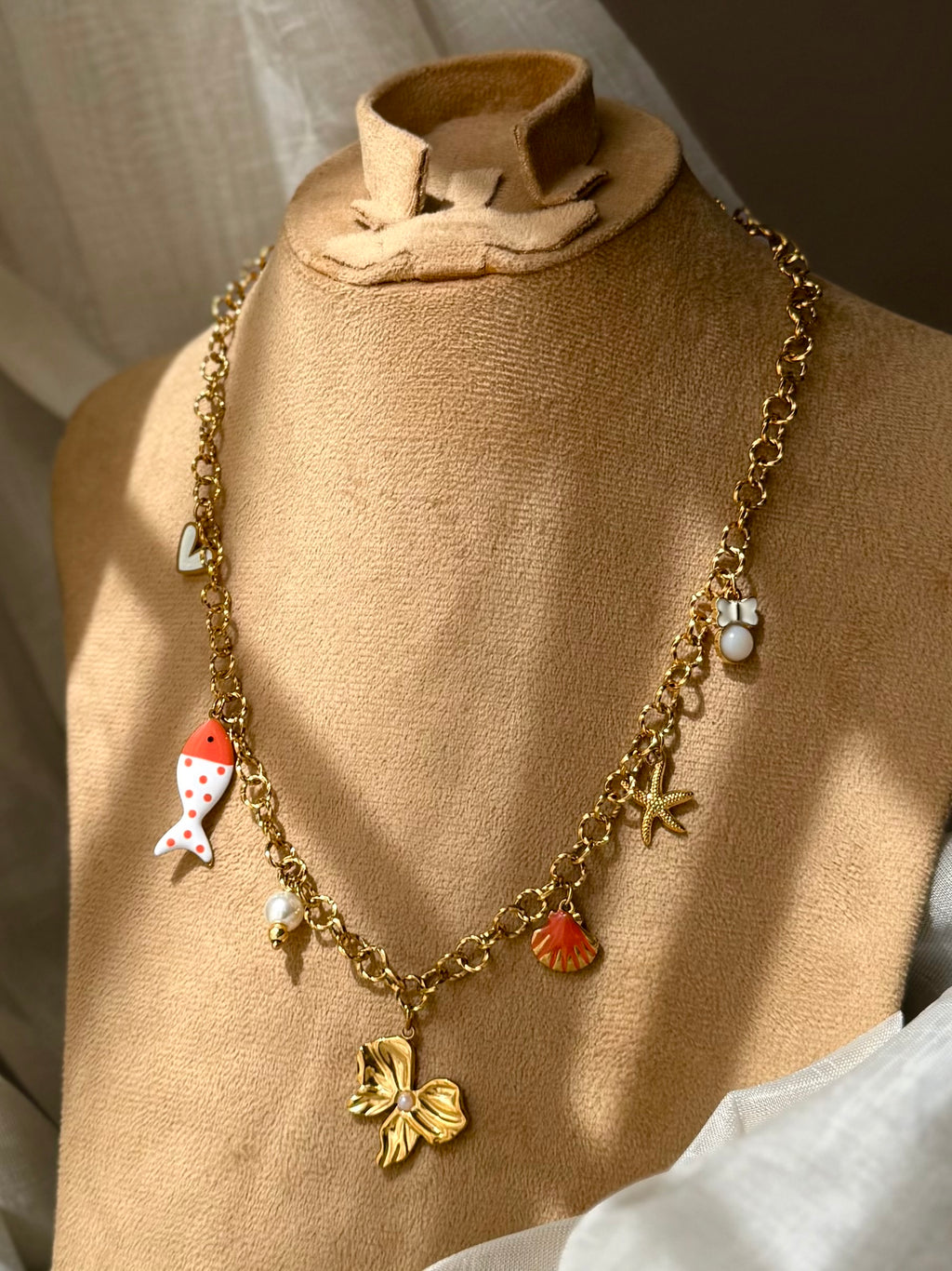 Stainless Steel Charm Necklaces