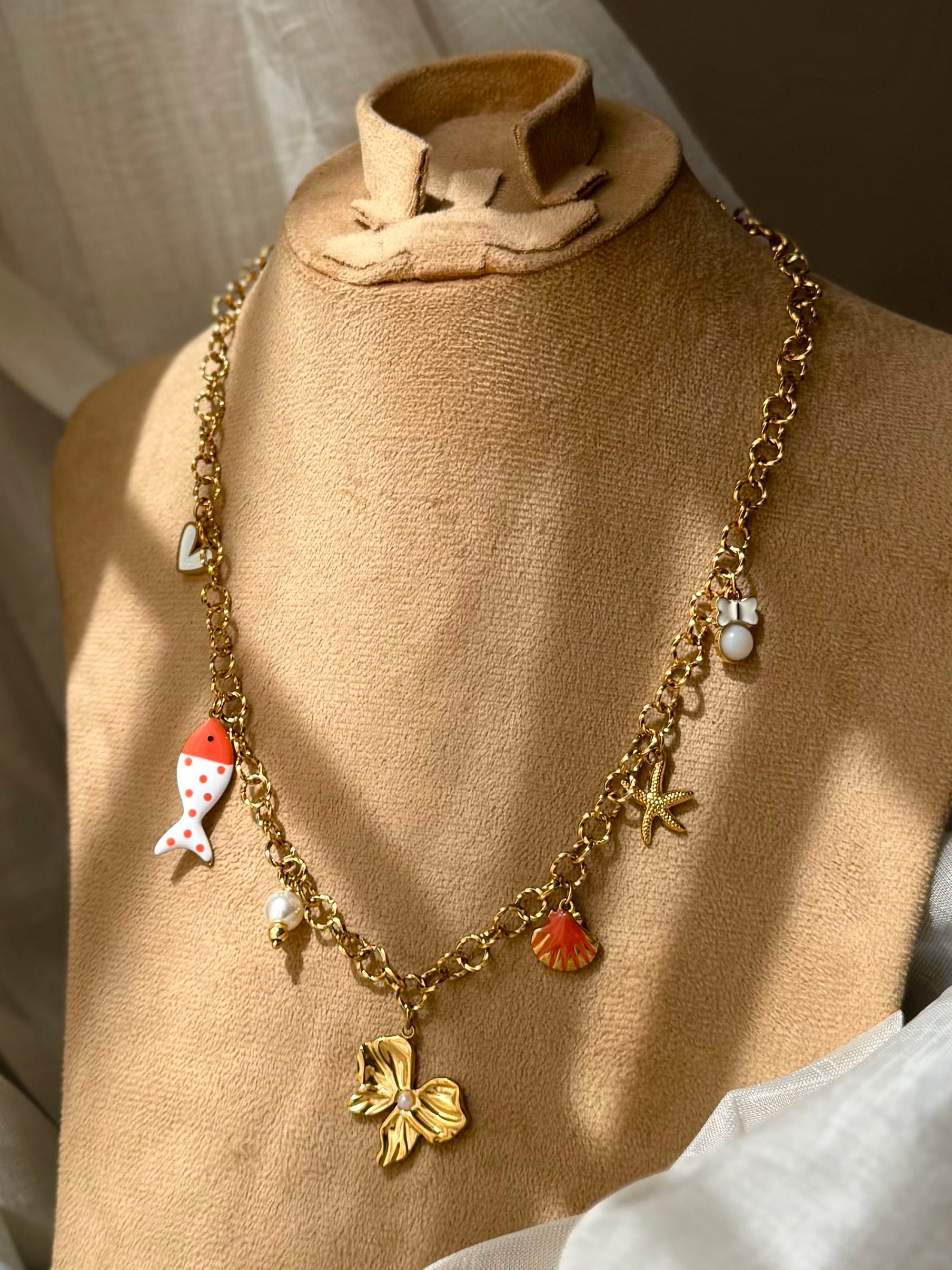 Stainless Steel Charm Necklaces