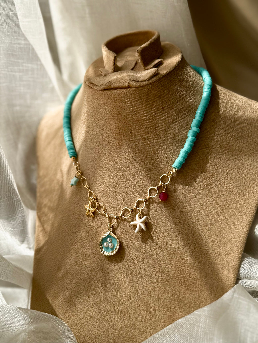 Heishi Beads Summer Necklace