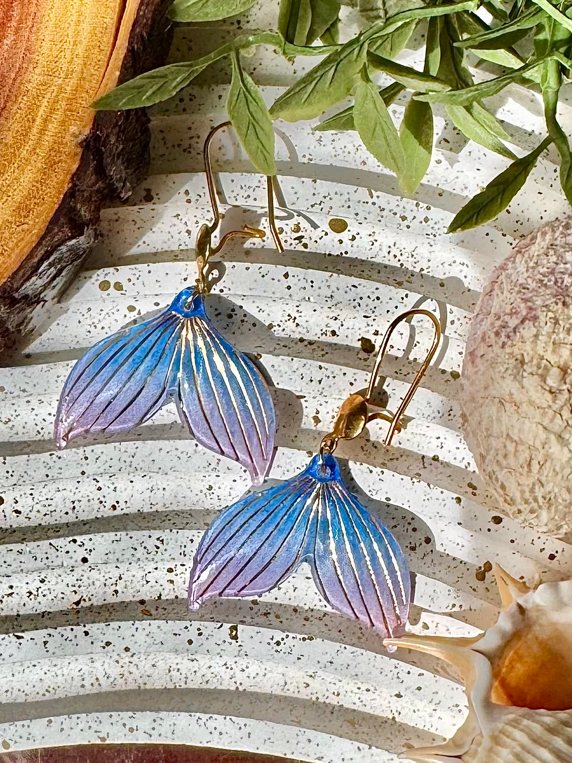 Mermaid Tail Earring Pair