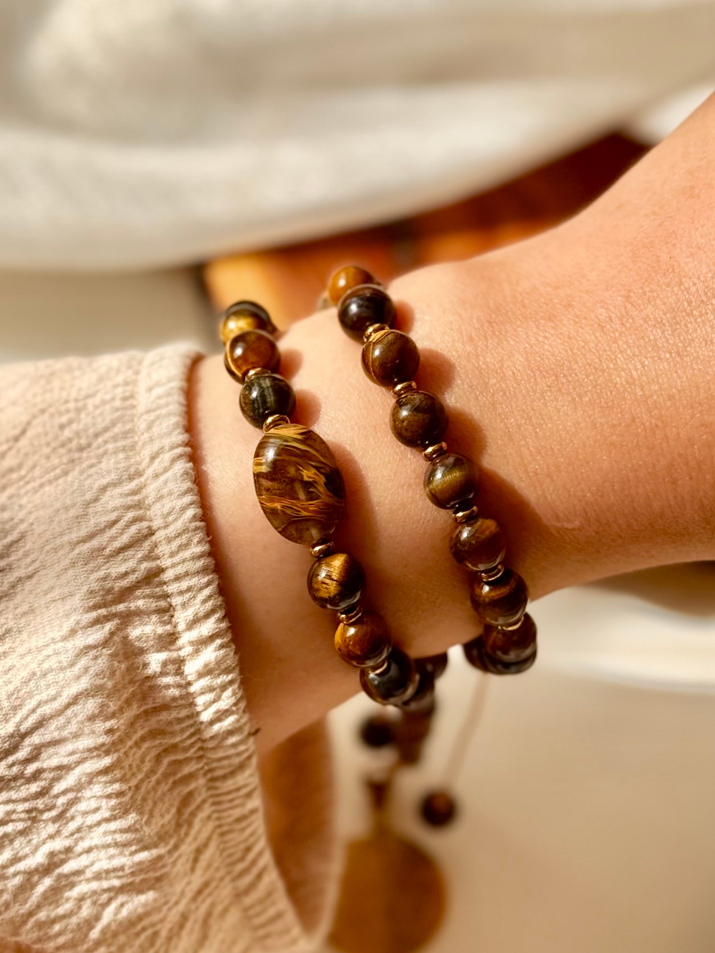 Tiger Eye Stone Wearable Seb7a