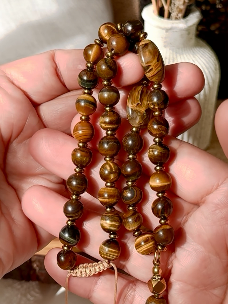 Tiger Eye Stone Bracelet Seb7a