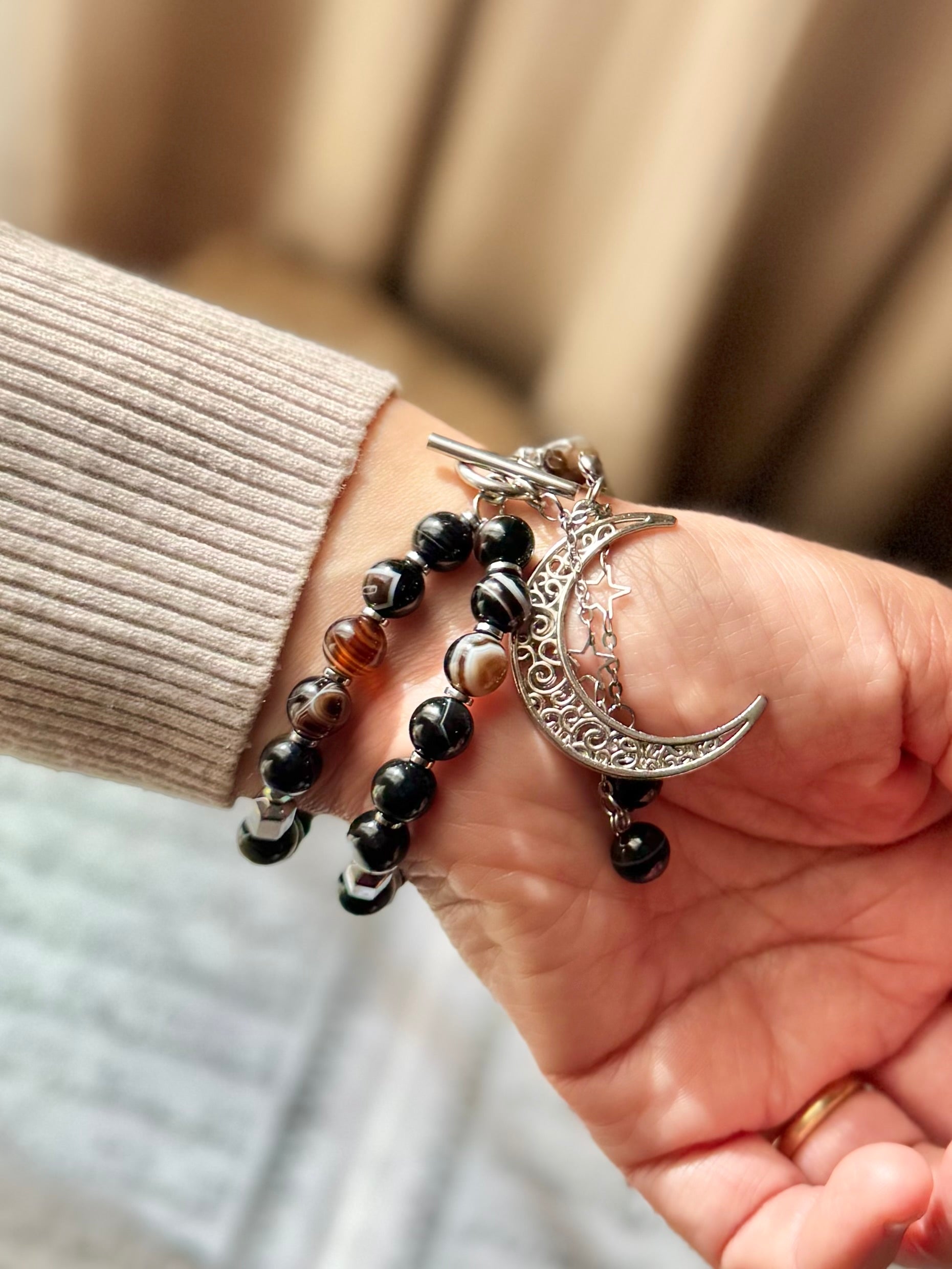 Banded Agate Bracelet Seb7a