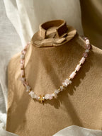Chip Stone and Heishi Beads Necklace