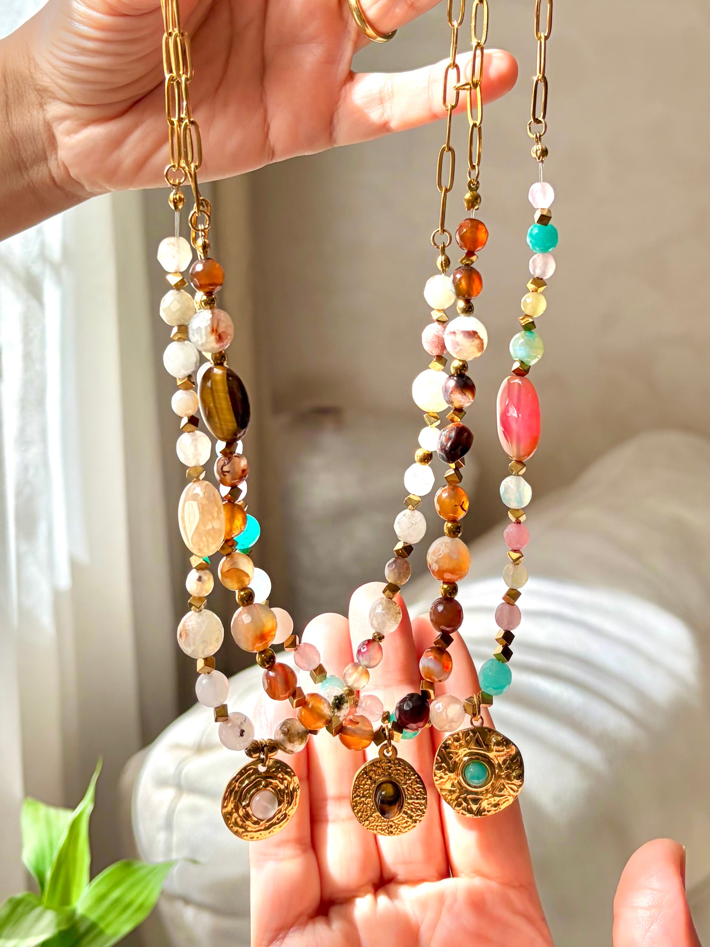 Natural Stones Necklace