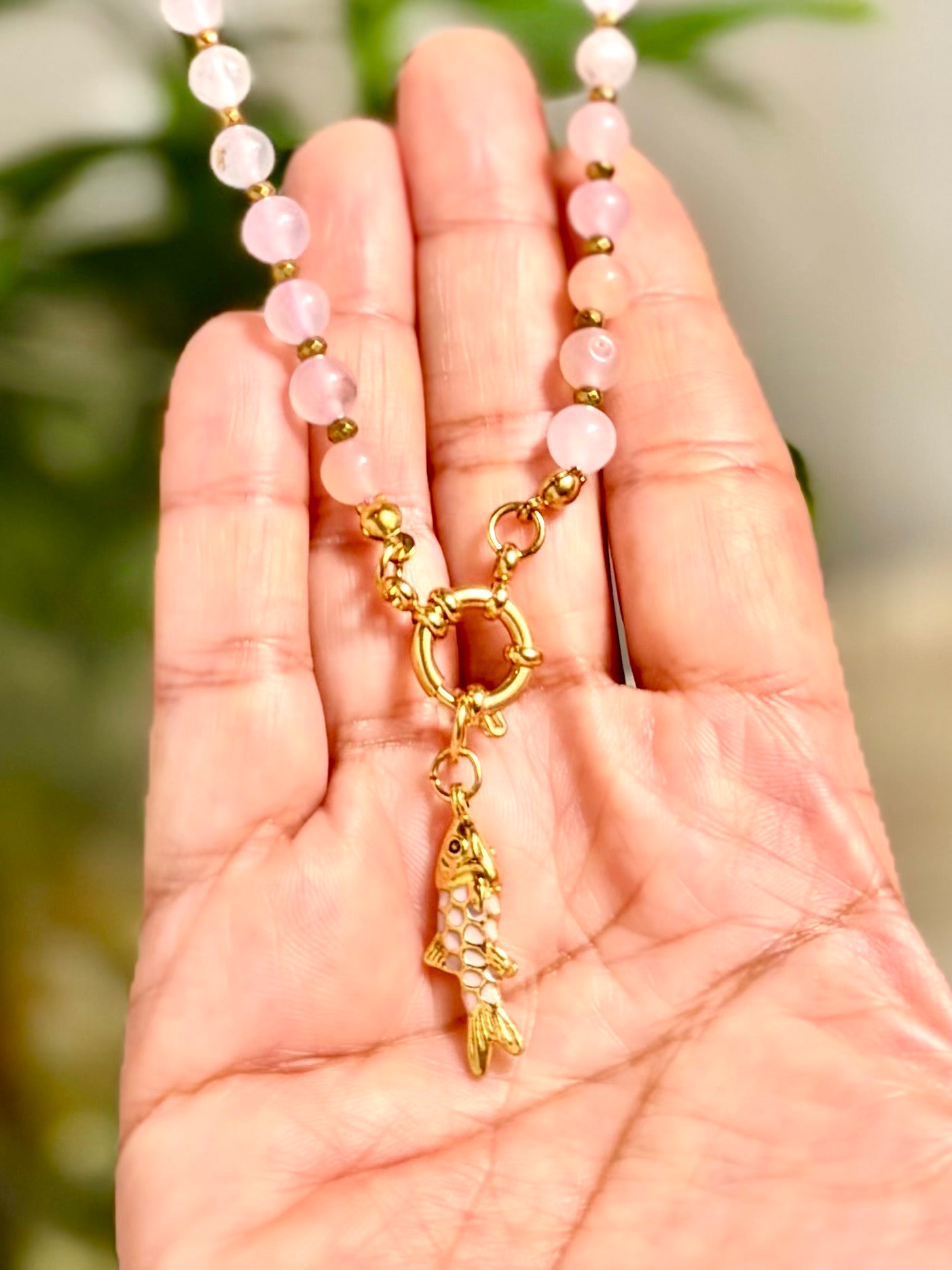 Natural Stones Summer Necklace