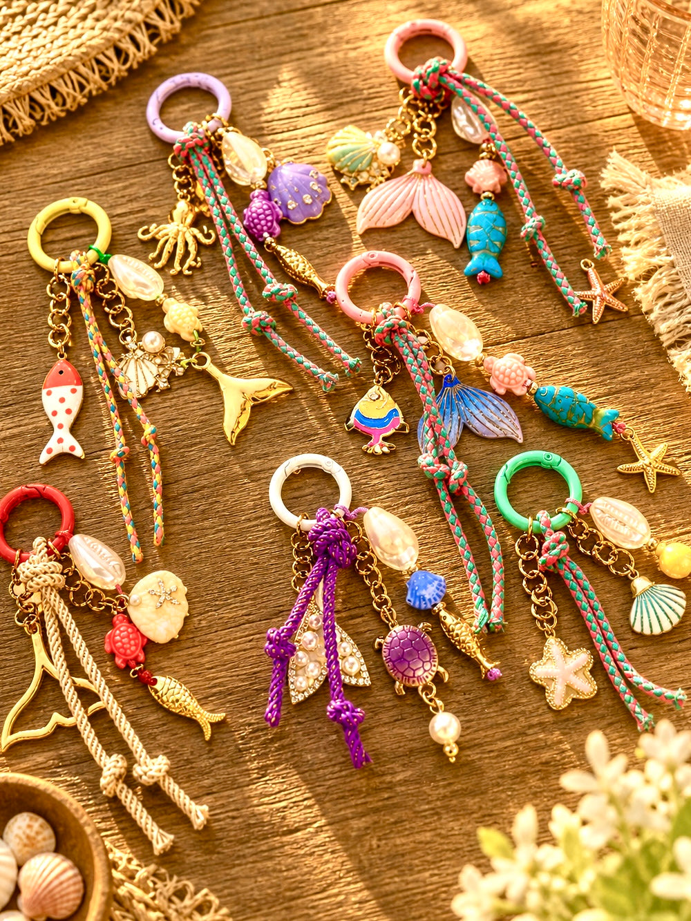 Summer Bag Charms