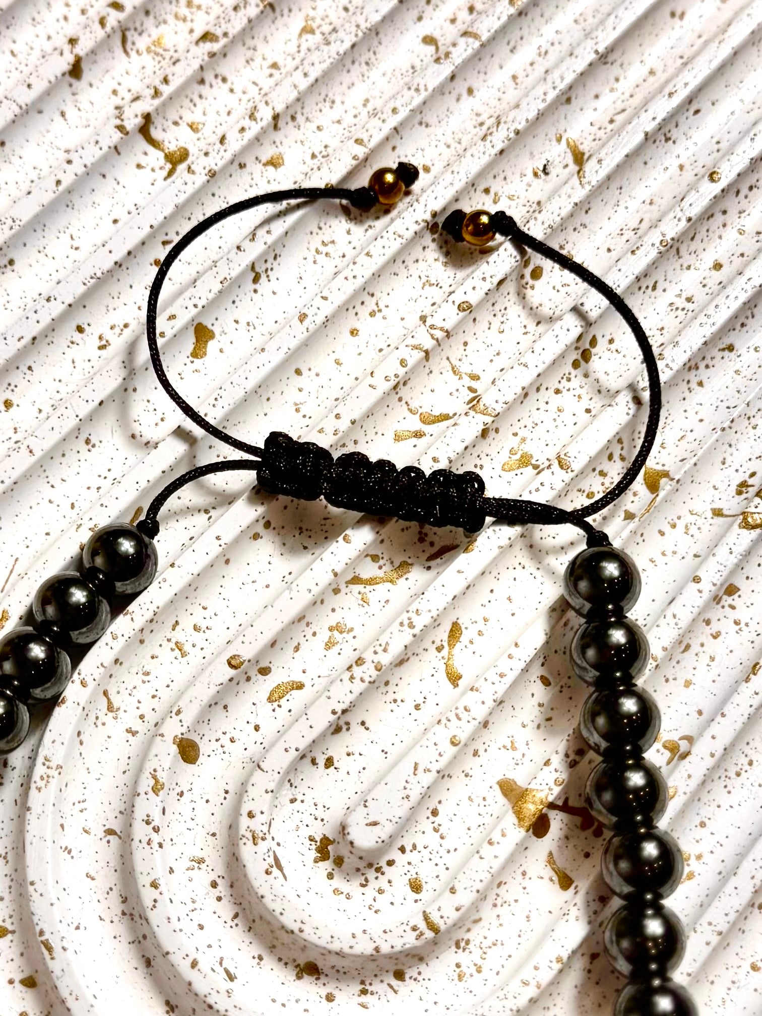 Hematite Stone Bracelet Seb7a