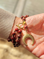 Burgundy Jasper Bracelet Seb7a