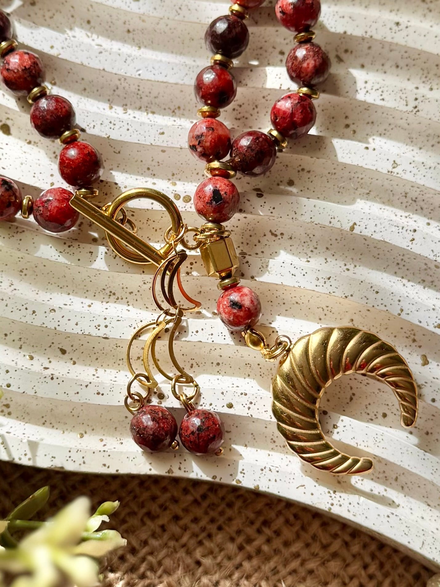 Burgundy Jasper Bracelet Seb7a