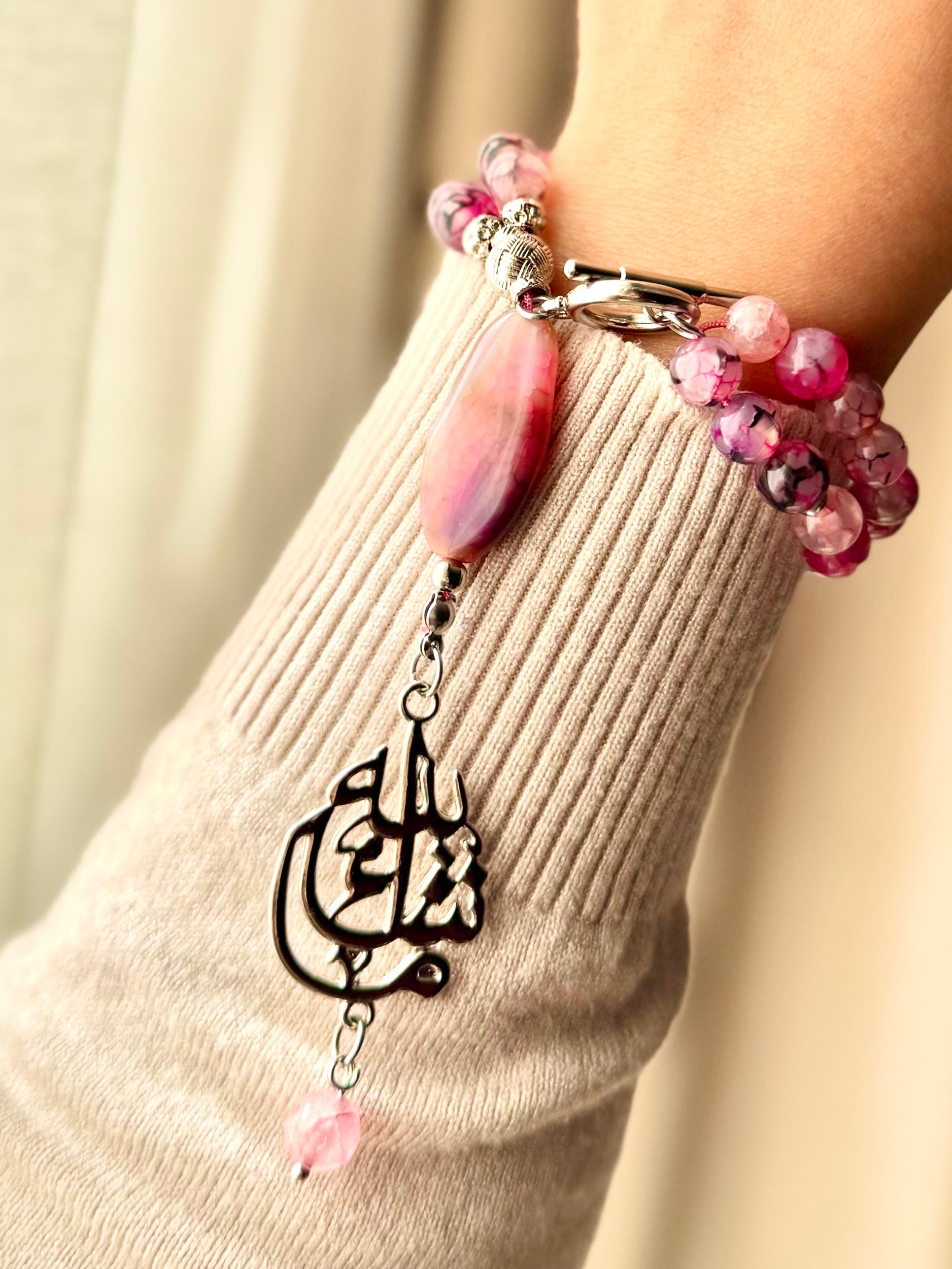 Dragon Vein Agate Bracelet Seb7a