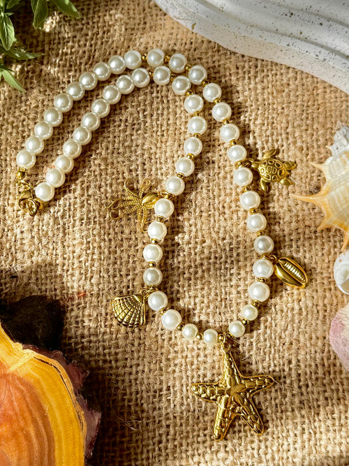 Chunky Majorca Pearls Necklace