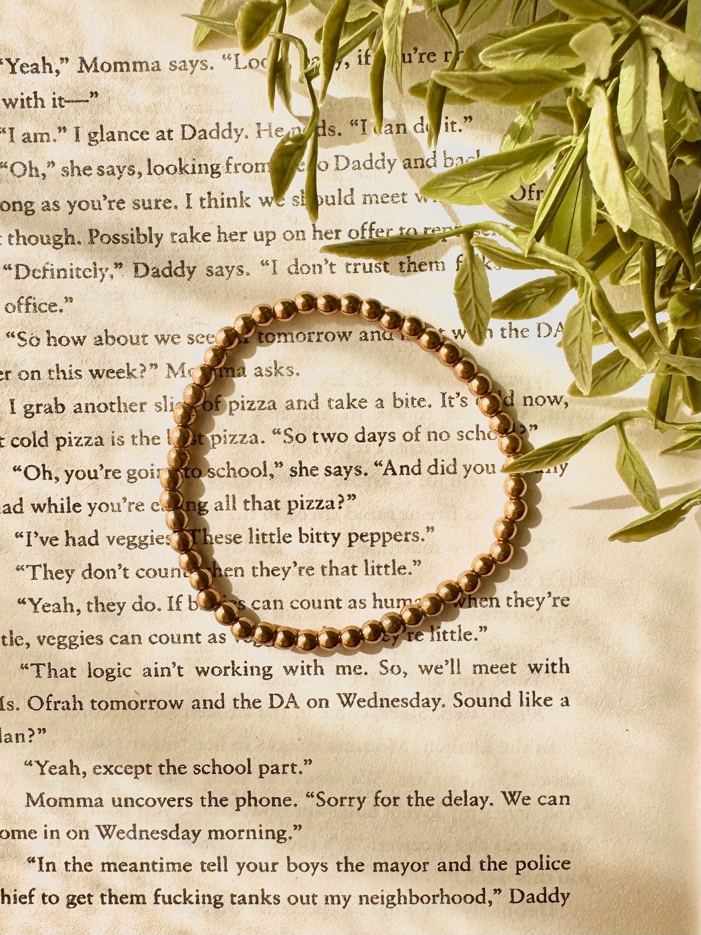 Golden Hematite Bracelet