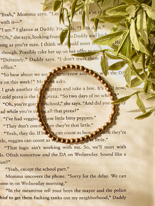 Golden Hematite Bracelet