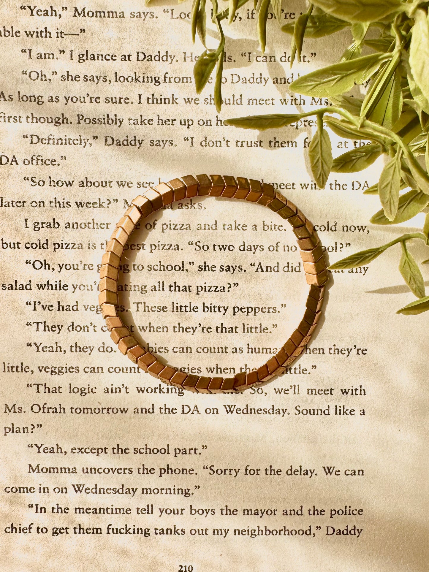 Golden Hematite Bracelet