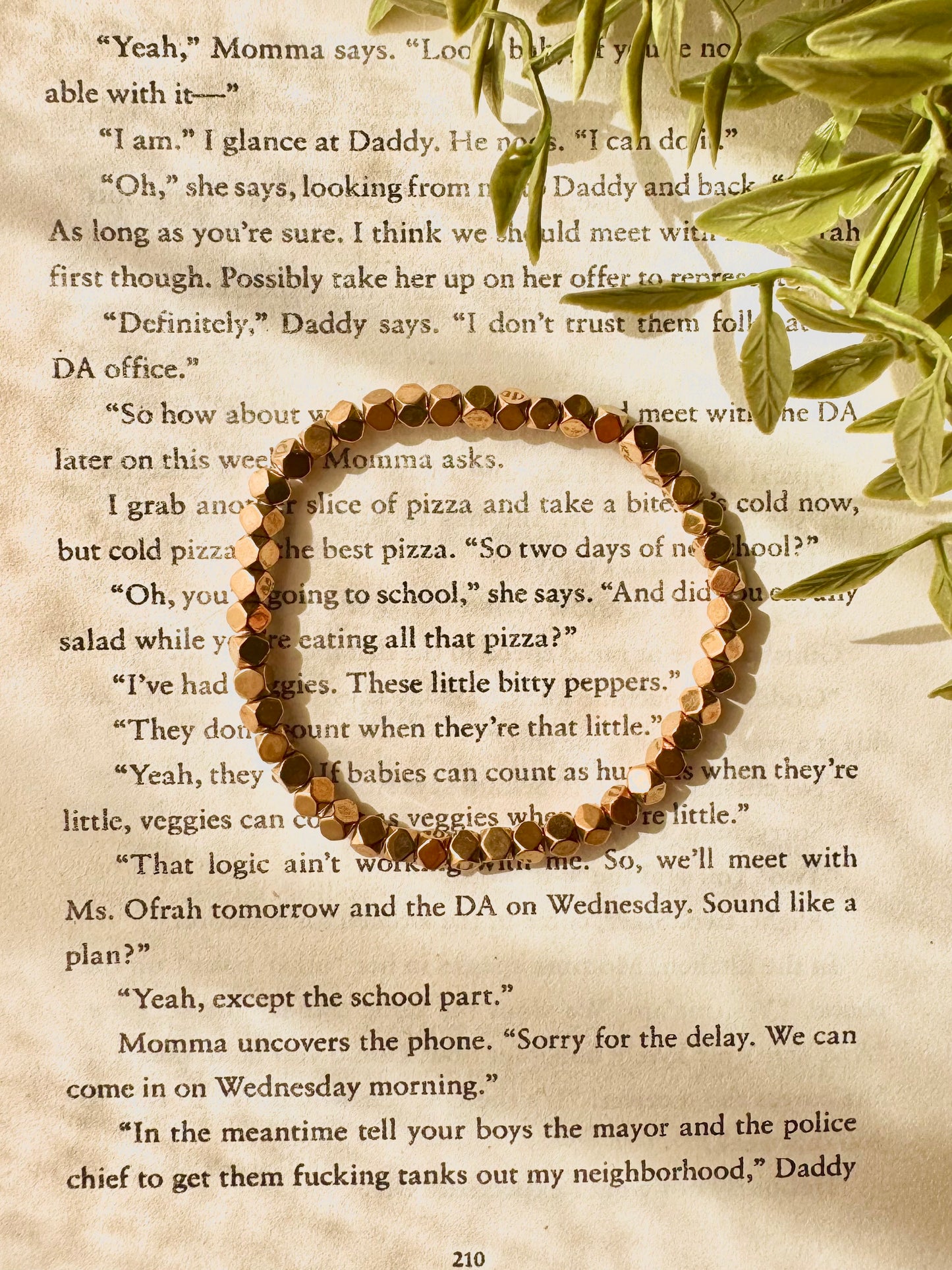 Golden Hematite Bracelet