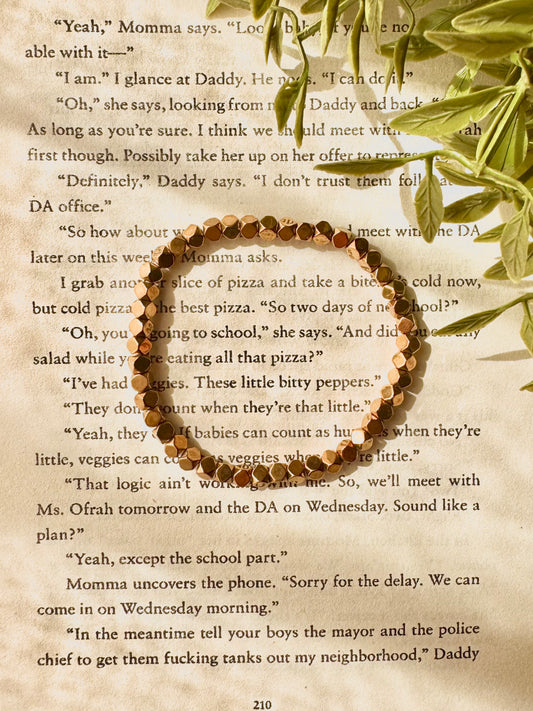 Golden Hematite Bracelet