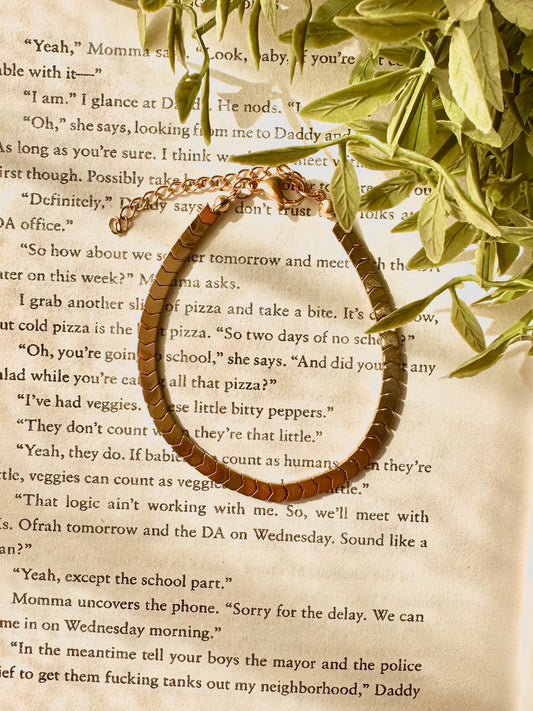 Gold Hematite Bracelet