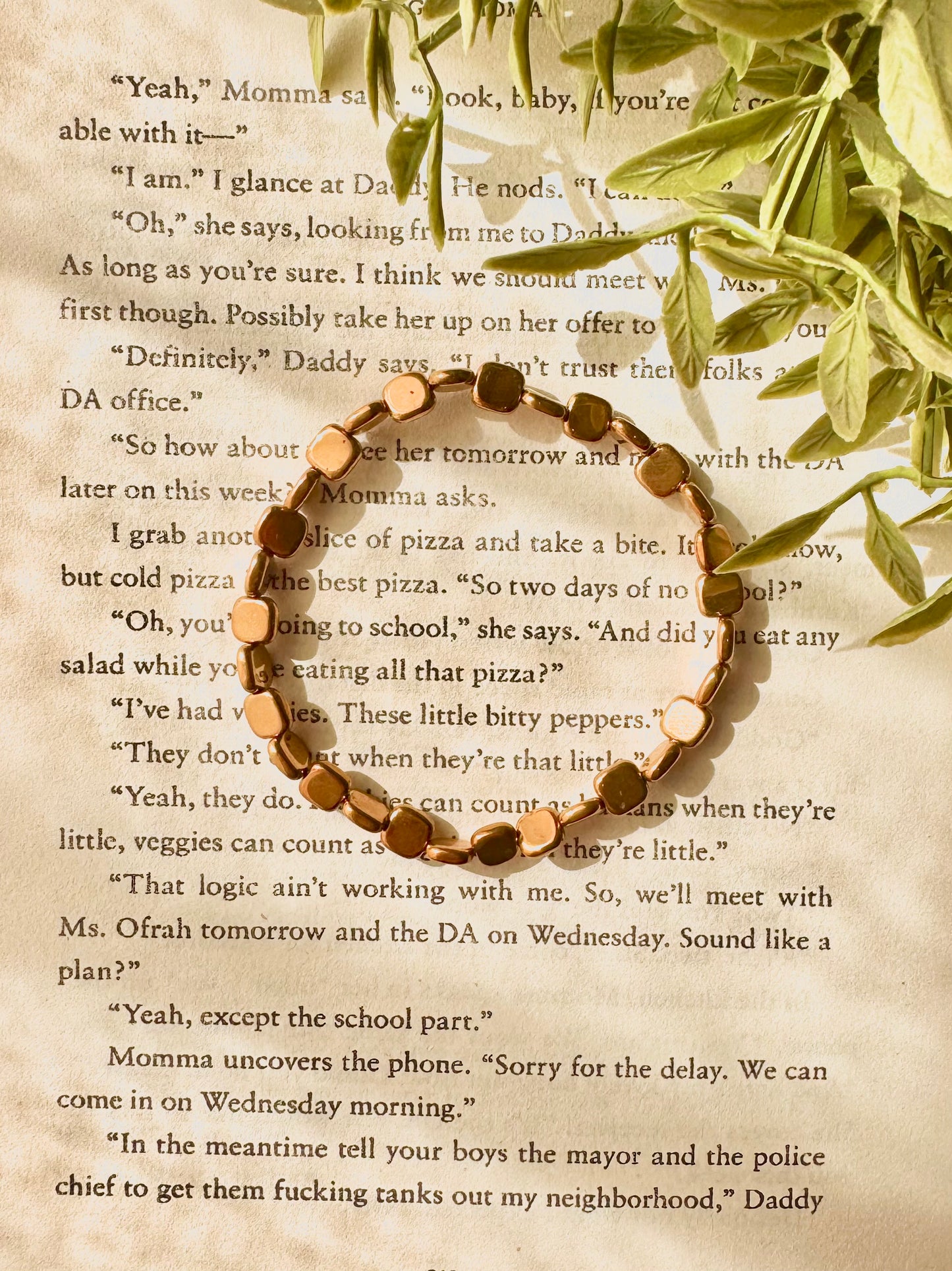 Gold Hematite Bracelet