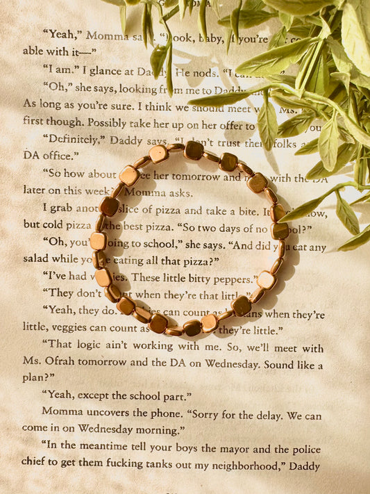 Gold Hematite Bracelet